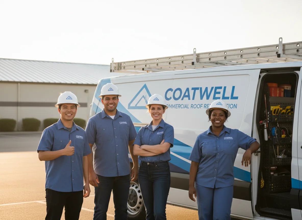 Commercial roof coating company in Arlington, OR